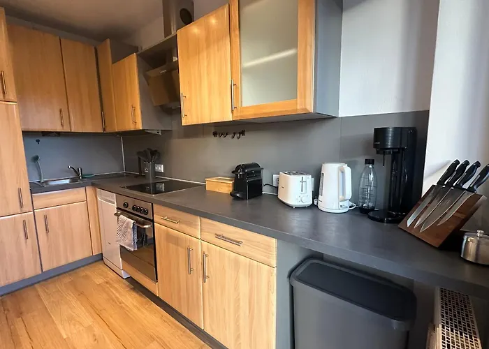 Apartmán Perfekt Fuer 2-4! Kueche Netflix Nespresso Wlan Oberschleißheim