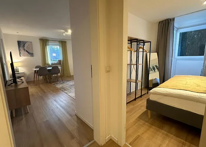 Apartmán Perfekt Fuer 2-4! Kueche Netflix Nespresso Wlan Oberschleißheim